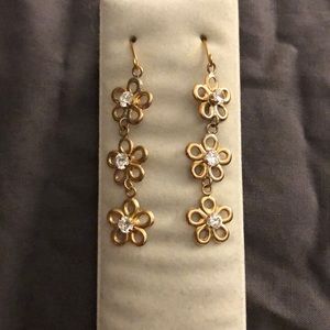 Peoples flower earrings. Brand new never worn.
